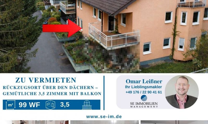 Rückzugsort über den Dächern – Gemütliche 3,5 Zimmer mit Balkon (Niefern-Vorort)