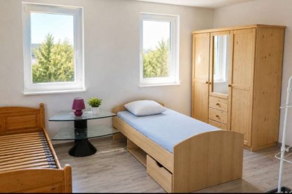Schlafzimmer KI aufgeräumt