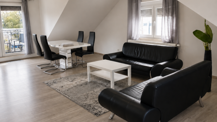 Modernes Wohnen unterm Dach – 4-Zimmer-Wohnung mit Balkon für Paare oder Familien
