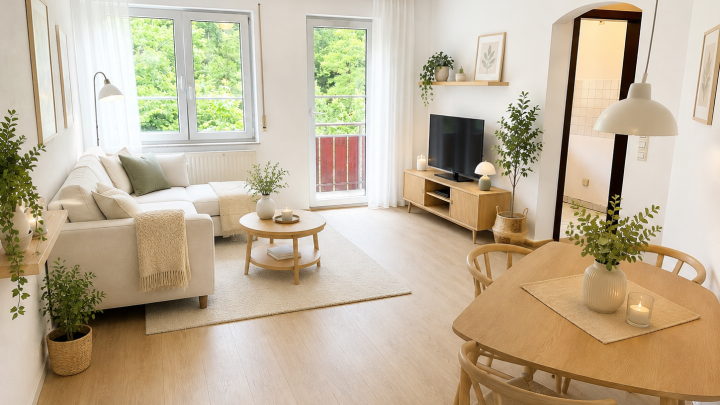 Zu vermieten: Gepflegte 2-Zimmer-Wohnung mit Blick ins Grüne