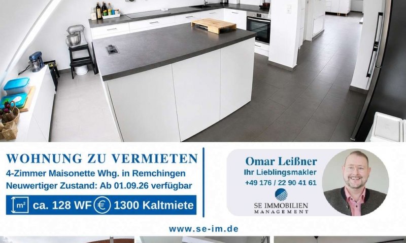 Soll es etwas Besonderes sein? 4-Zimmer Maisonette-Wohnung in Remchingen-Singen!