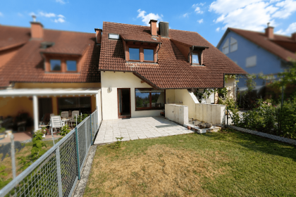 Außenansicht Rückseite Garten