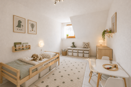 KI möbliertes Kinderzimmer im OG