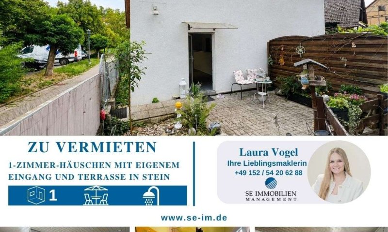 Charmantes 1-Zimmer-Häuschen mit eigenem Eingang und Terrasse