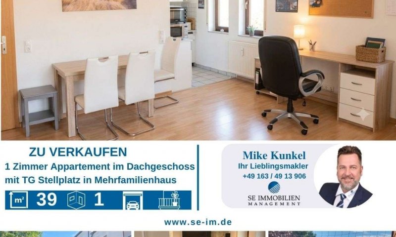 Schön ruhig gelegenes 1 Zimmer Appartement