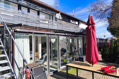 Ansicht Wintergarten u.Balkon