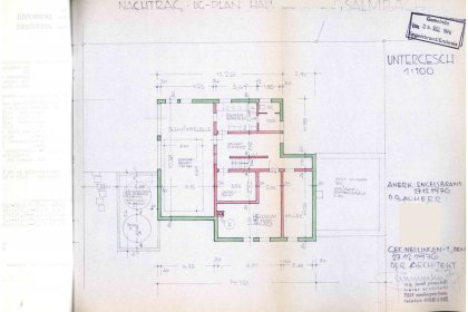 Grundriss Untergeschoss