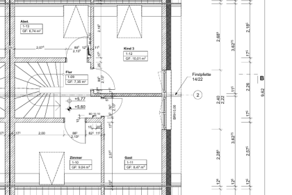 Grundriss Dachgeschoss