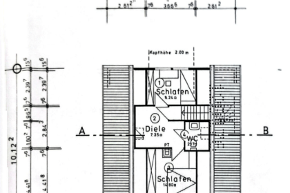 Grundriss Haupthaus DG