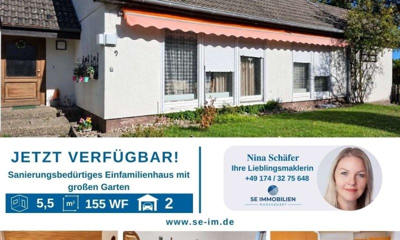 Großzügiges Einfamilienhaus mit Garten und Gestaltungspotenzial in Schömberg-Schwarzenberg