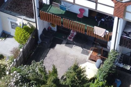 Drohnenansicht Terrasse