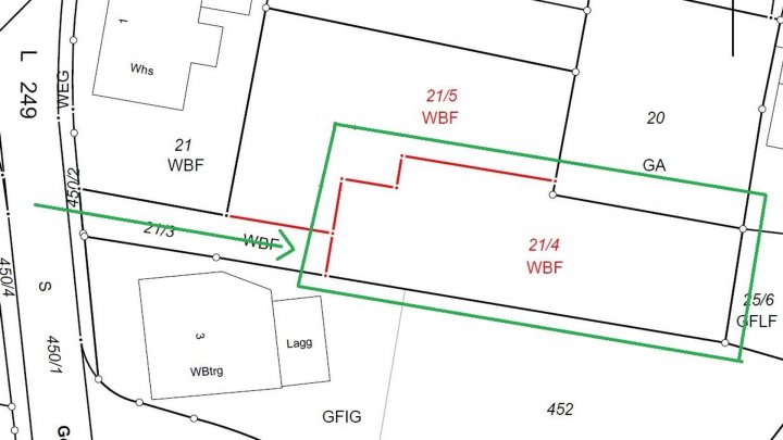 großzügiges Grundstück für Ihre Familie * grün, ebenerdig, rechteckig