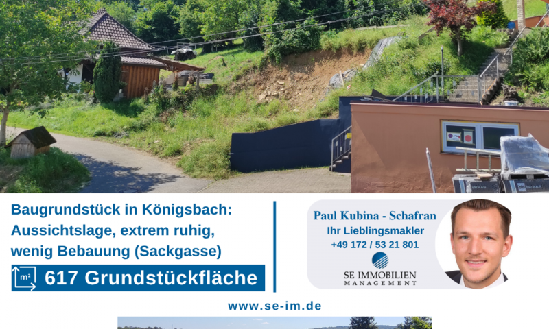 Bauplatz mit bestehender Baugenehmigung - Ortsteil: Königsbach