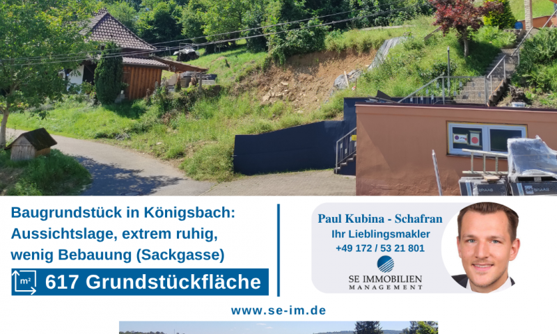 Bauplatz mit bestehender Baugenehmigung - Ortsteil: Königsbach