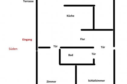 Wohnung 1 Parterre ca. 60qm_Z3+5+4+6