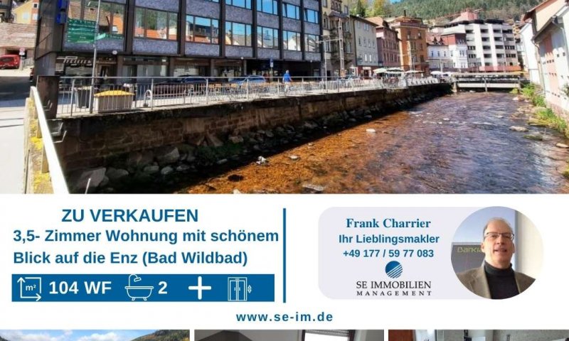 Große 3 Zimmer Whg. mit schönem Blick auf die Enz