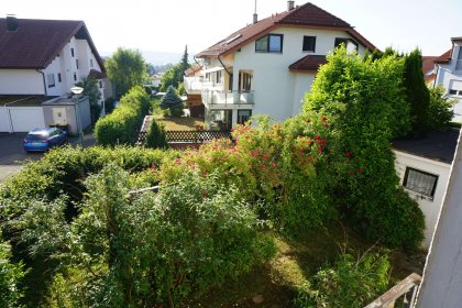 Balkon Blick Westen