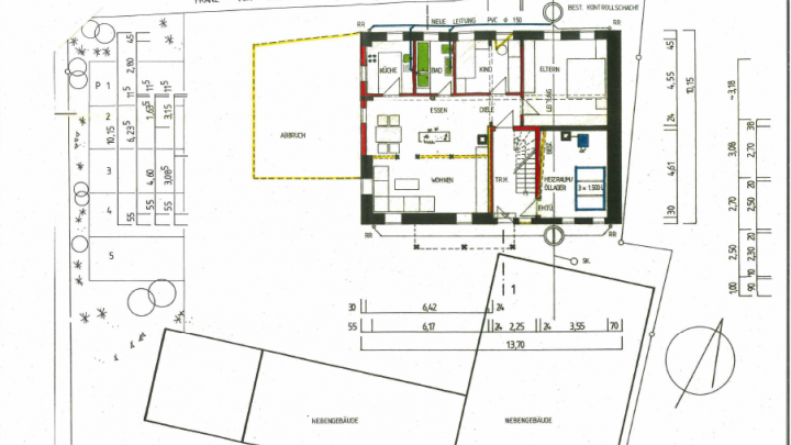 Sanierungsbedürftige 4-Zimmer Wohnung -             Start frei für ihr Projekt!