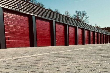 Buchen Garagen Reihe