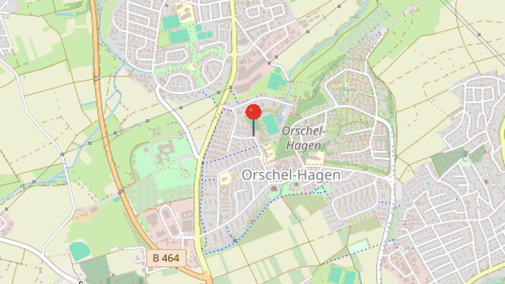 Reiheneckhaus in Orschel-Hagen mit Stellplatz