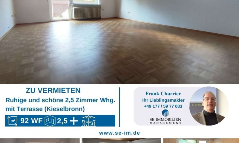 Ruhige, schöne 2,5 Zimmer Whg in Kieselbronn mit Terrasse