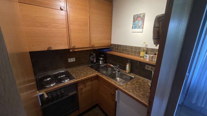 1,5 - Zi. Wohnung mit Schlafnische, Stellplatz u. Terrassen-Ausblick auf den Kurpark Bad Wildbad