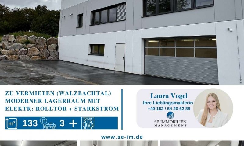 Moderner Büro/Lagerraum mit elektr. Rolltor und Starkstrom in Walzbachtal zu vermieten!