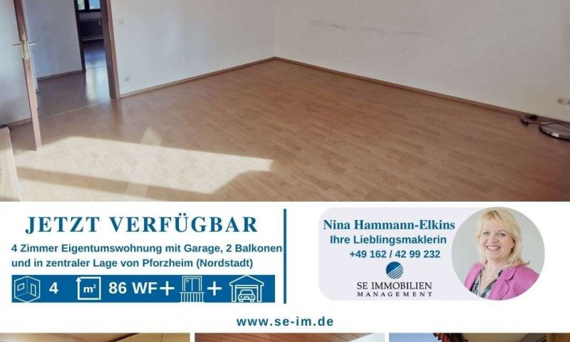 Helle ETW in zentraler, ruhiger Lage mit EBK und Garage