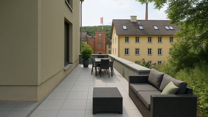 Erdgeschoss mit großer Terrasse im Neubau * altersgerecht * hochwertig *