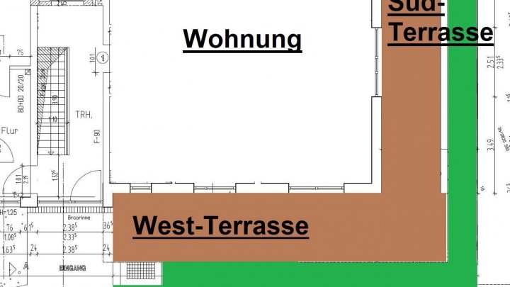 Erdgeschoss mit großer Terrasse im Neubau * altersgerecht * hochwertig *