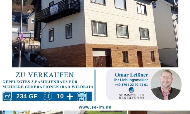 Gepflegtes 3-Familienhaus für mehrere Generationen