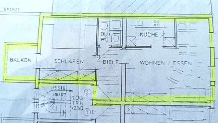 Zentrumsnahe 2-Zi.-ETW mit EBK, Balkon und Carport