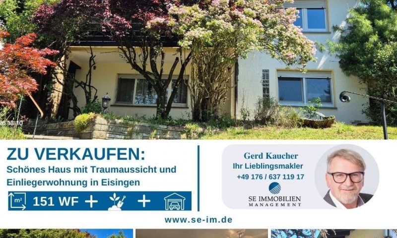 Schönes Haus mit Traumaussicht, Einliegerwohnung, schönem Garten und Garage zu verkaufen!!