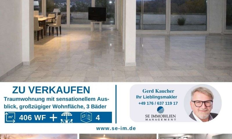 Sensationelle Wohnung mit 406  m² zu verkaufen! Ein Traum für alle die es großzügig mögen!