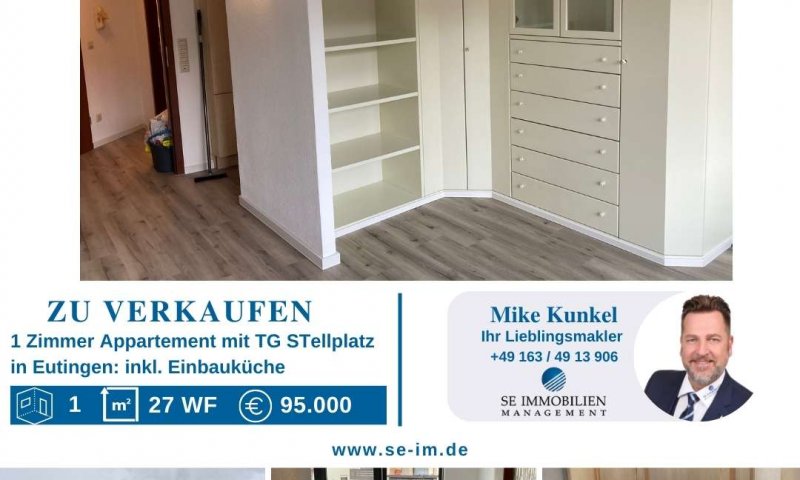 ***Gemütliches 1 Zimmer Appartement mit Balkon***