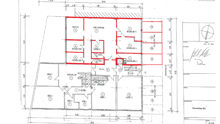 Gewerberäumlichkeiten mit ca. 180 m² incl. 5 Stellplätze