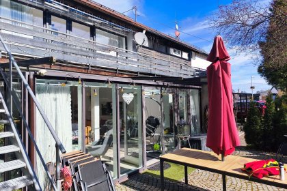 Ansicht Wintergarten u.Balkon