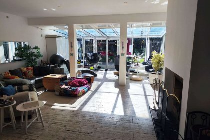 Wohnzimmer.Wintergarten