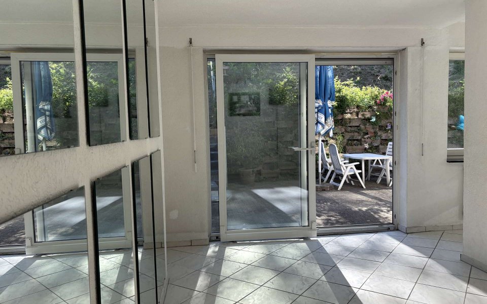 Zugang zur Terrasse