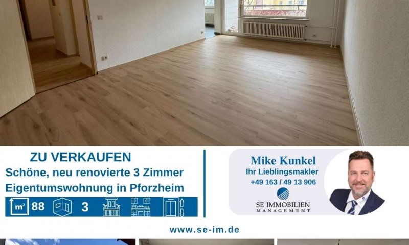 Schöne neu renovierte 3 Zimmer Eigentumswohnung